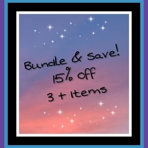 Save 15% When You Bundle 3 or More Items!